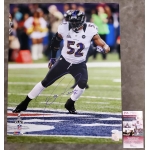 Ray Lewis signed 16 x 20 Super Bowl photo JSA authenticated